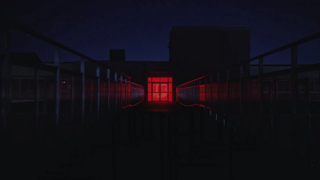 Gifu Kita High School Corridor